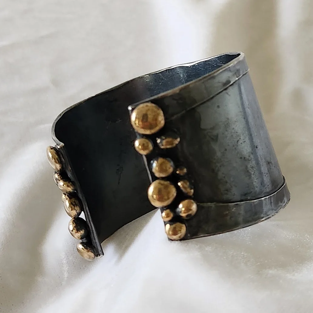 Patinated Artisan Cuff Bracelet 11.jpg