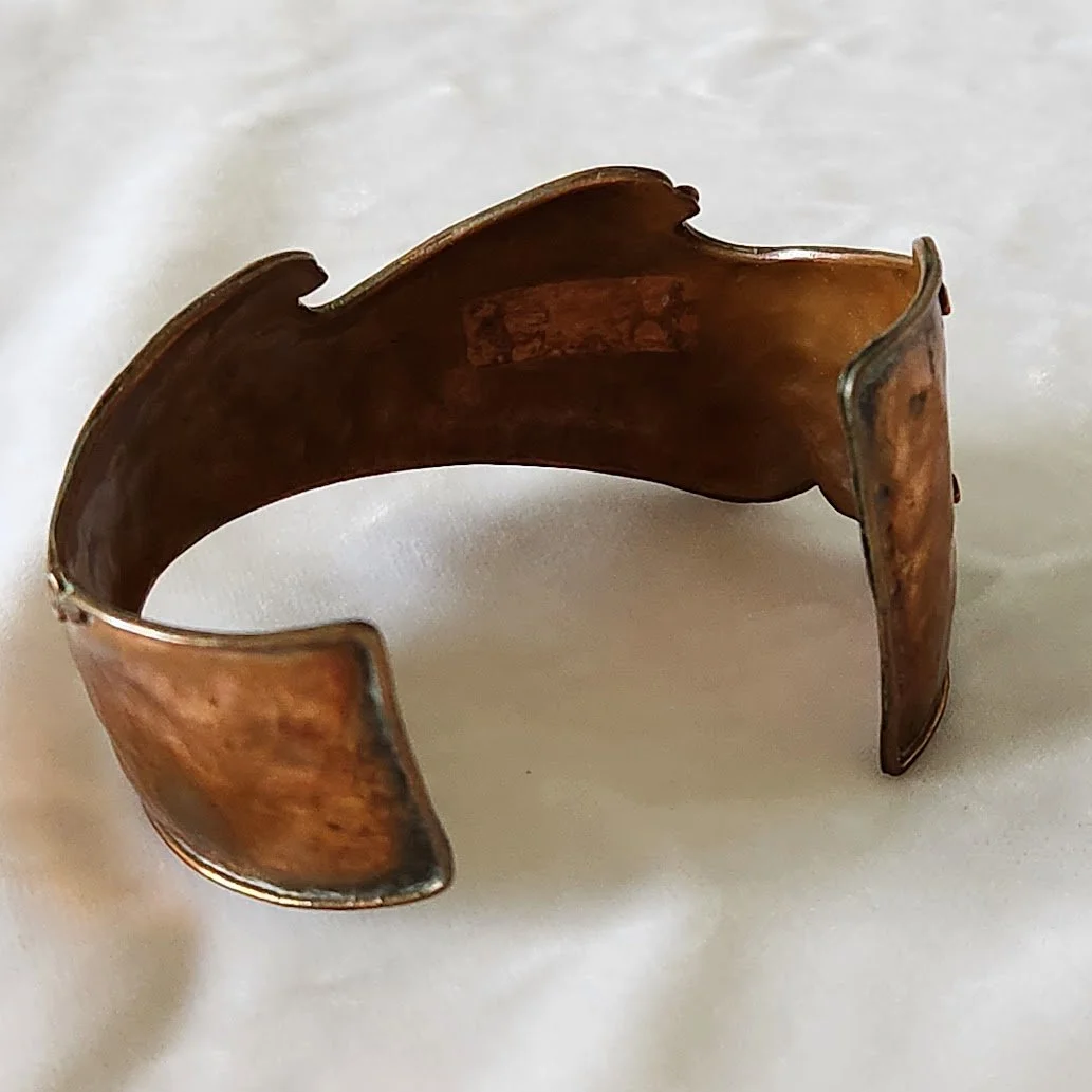 Brutalist Copper Artisan Bracelet 5.jpg