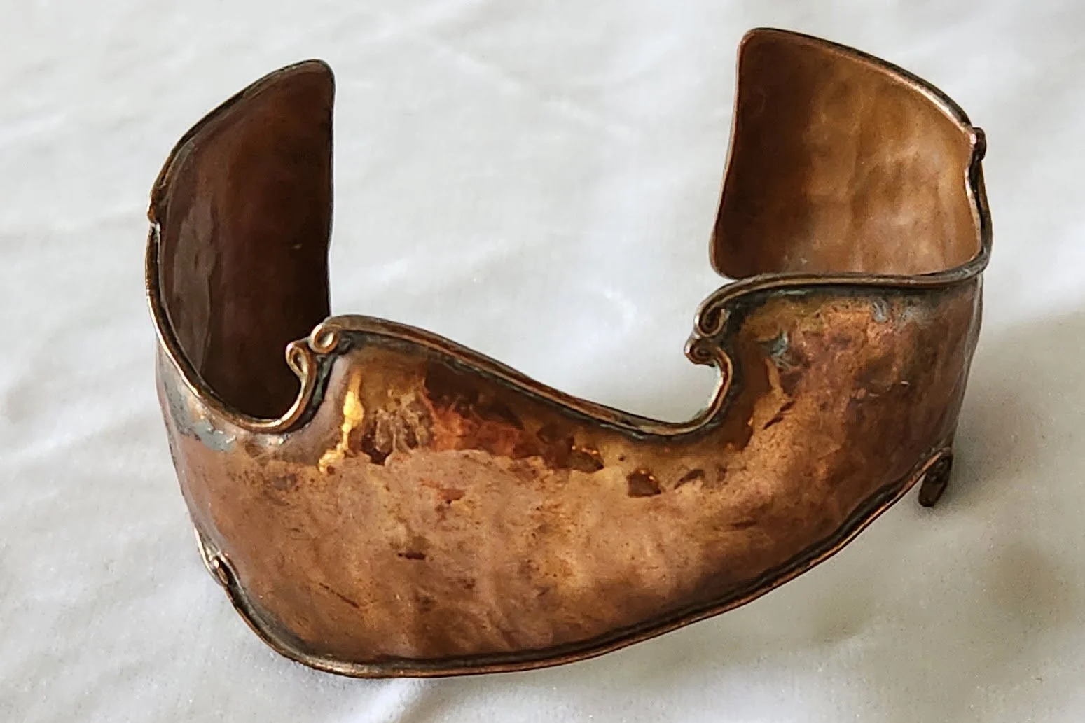 Brutalist Copper Artisan Bracelet 3.jpg