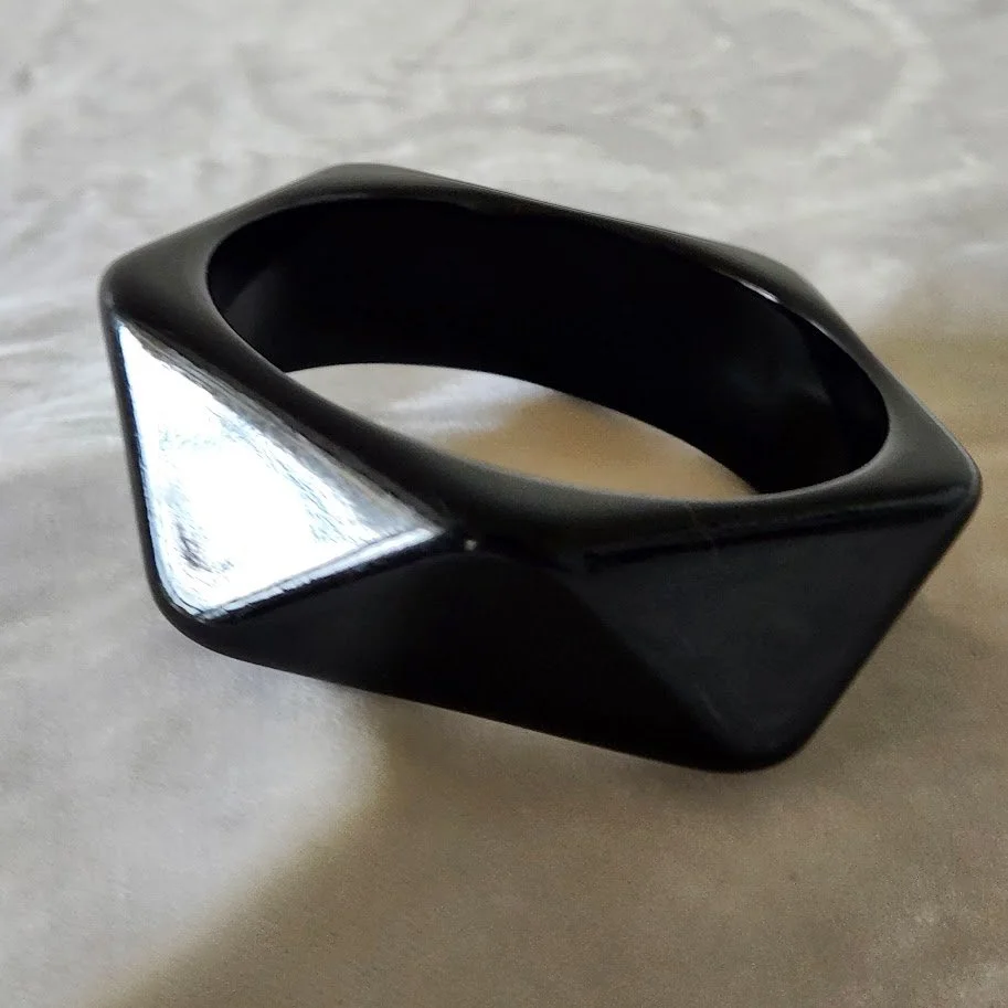 Plastic Deco Revival Black Bracelet 4.jpg