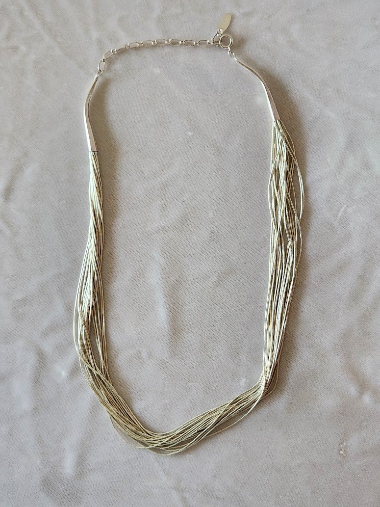 Running Bear Liquid Silver Necklace 1.jpg