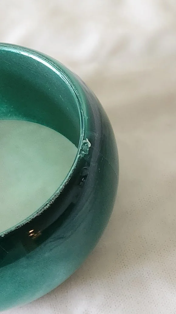 Teal Moonglow Wide Bangle Bracelet 4.jpg