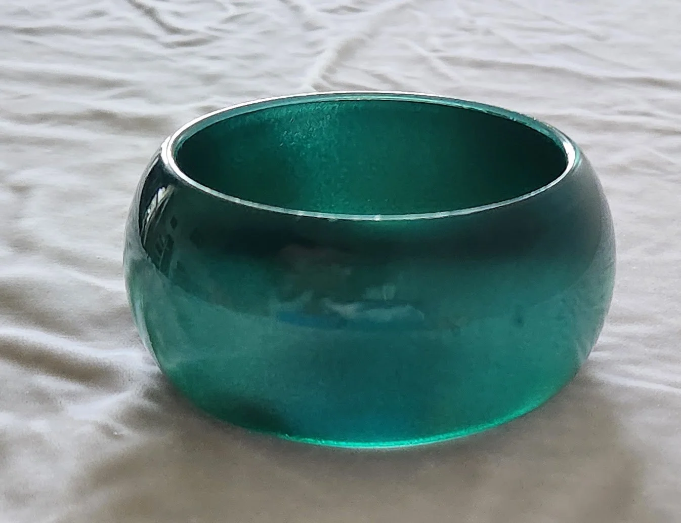 Teal Moonglow Wide Bangle Bracelet 1.jpg
