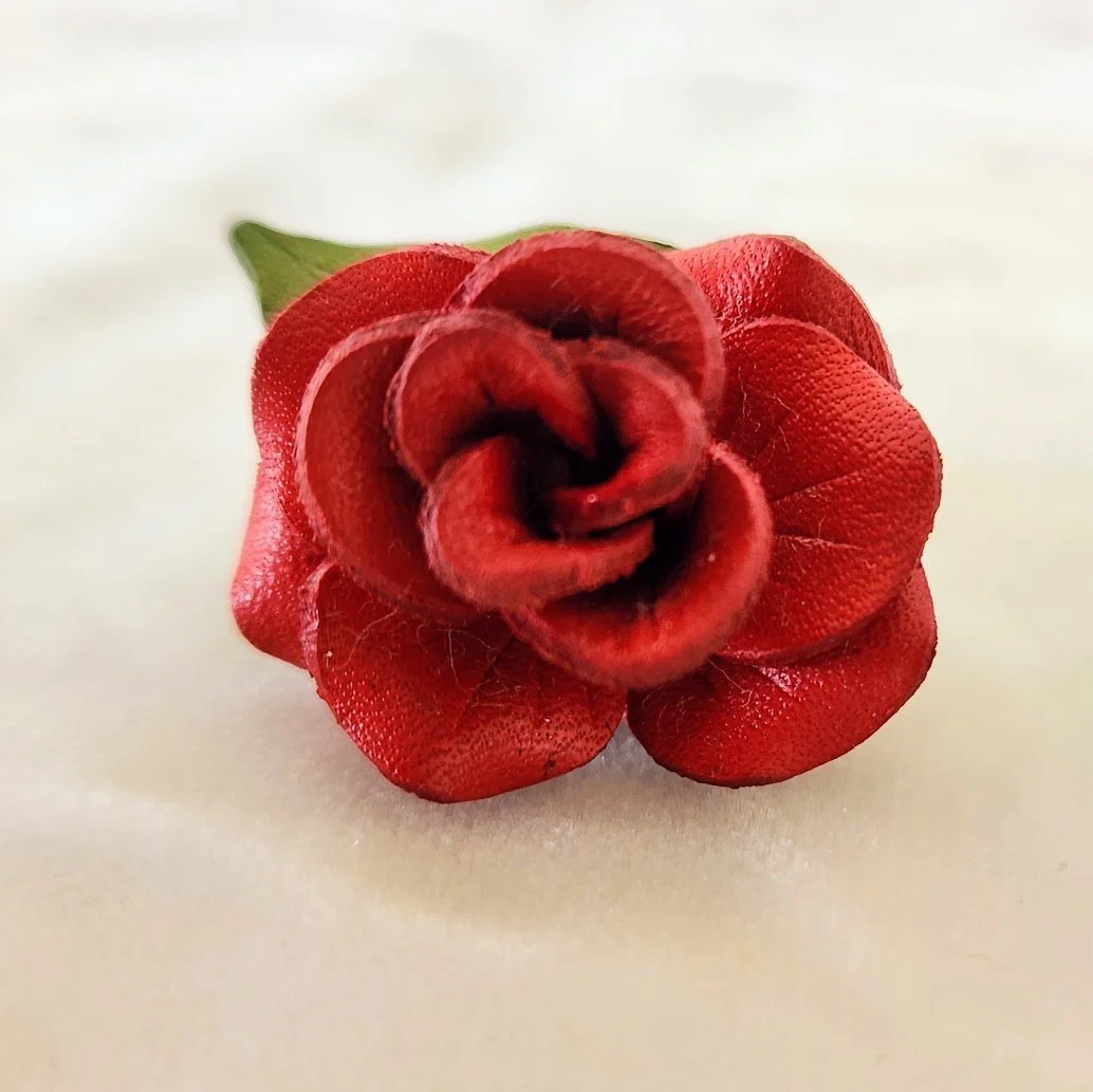 Leather Rose Brooch & Earrigs 6.jpg