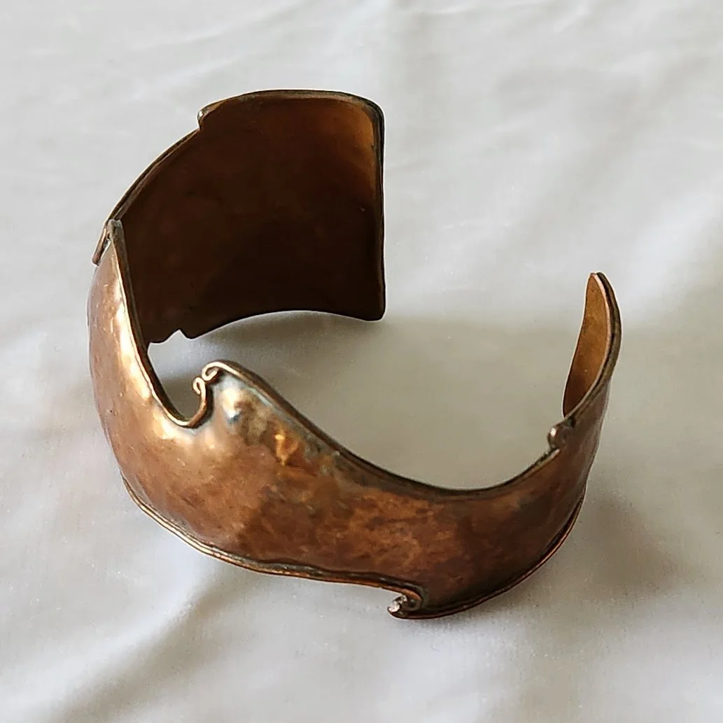 Brutalist Copper Artisan Bracelet 4.jpg