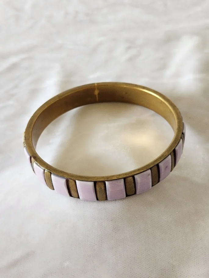 Purple & Brass Bangle Bracelet 2.jpg