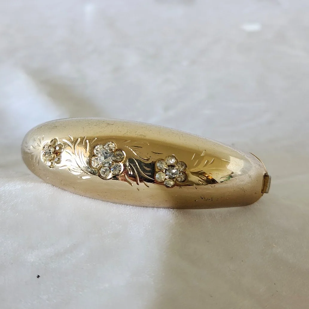 Coro Hinged Cuff w Rhinestones 1.jpg