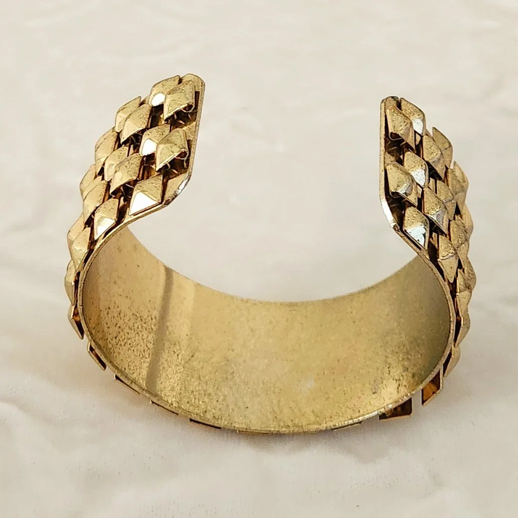 Golden Pyramids Cuff Bracelet 6.jpg