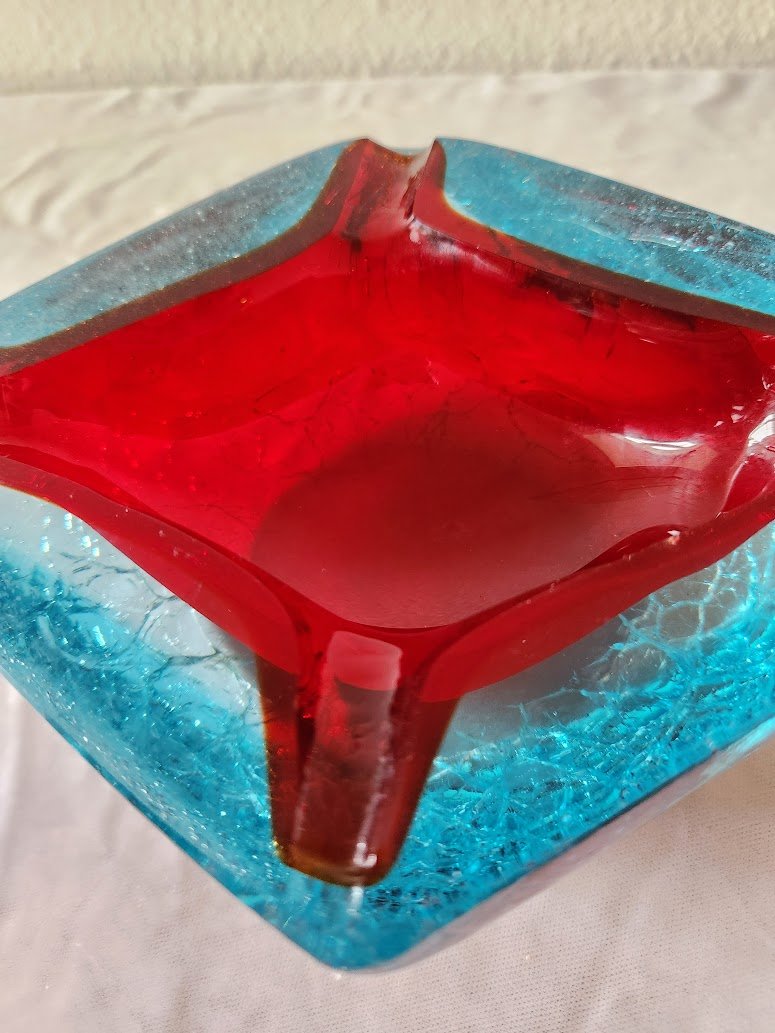 Murano Red Blue Ashtray 10.jpg