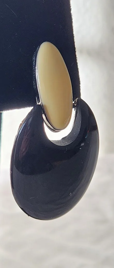 Ebony Ivory Doorknocker Earrings 5.jpg