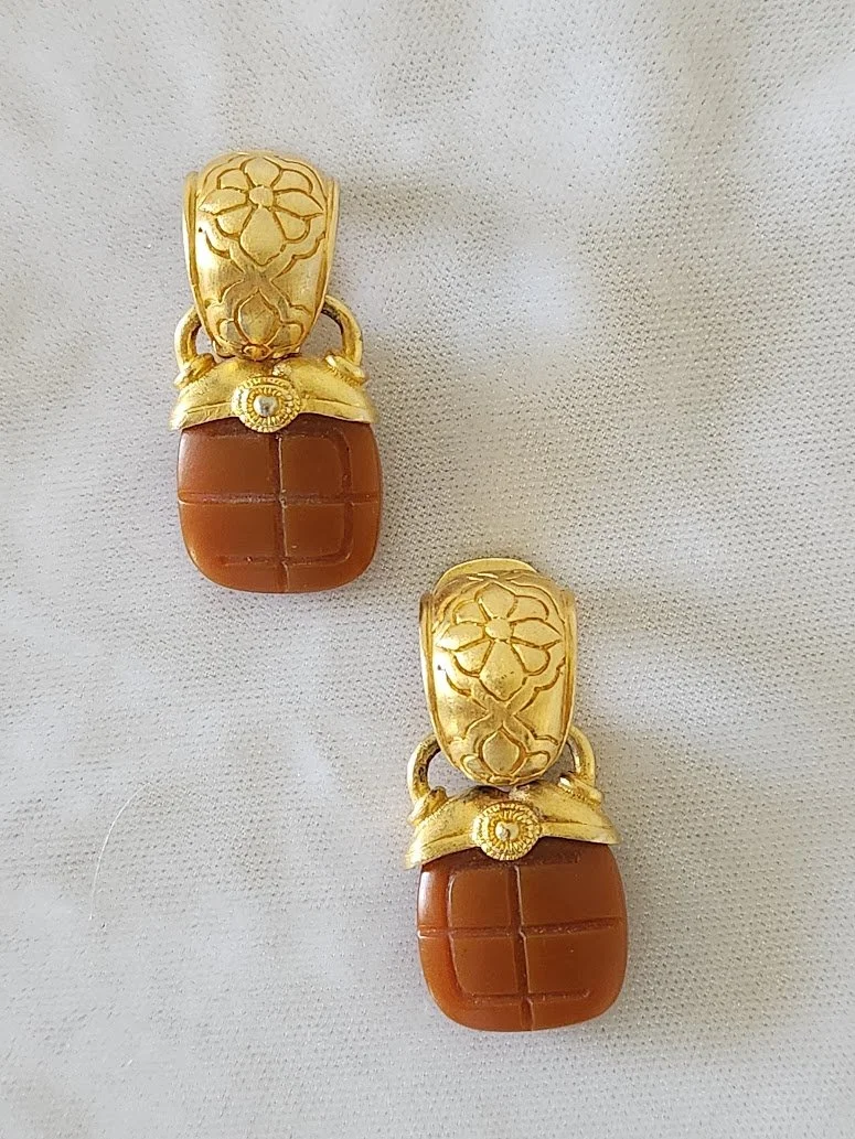 Classical Revival Butterscotch Earrings 3.jpg
