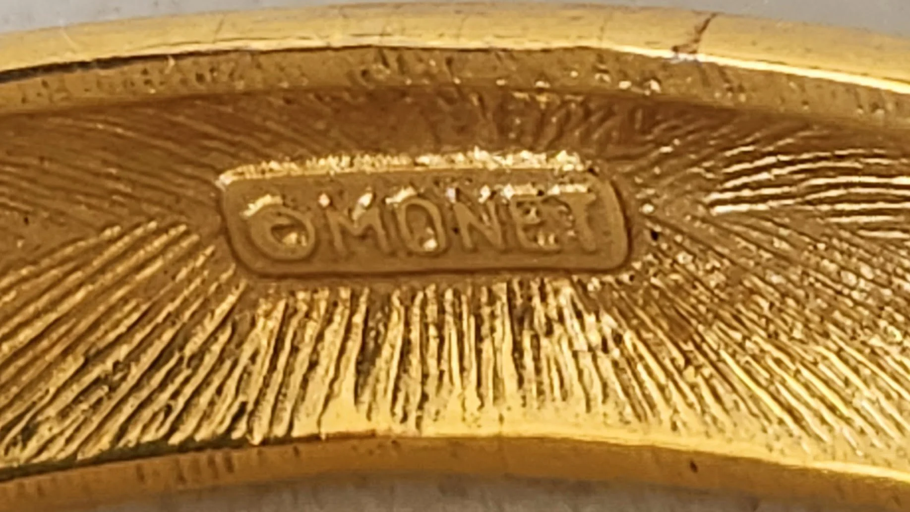 Monet Enamel Links Bangle Bracelet 4.jpg