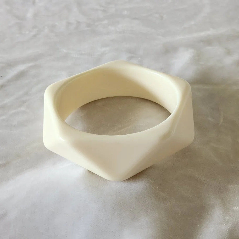 Plastic Deco Revival White Bracelet 2.jpg