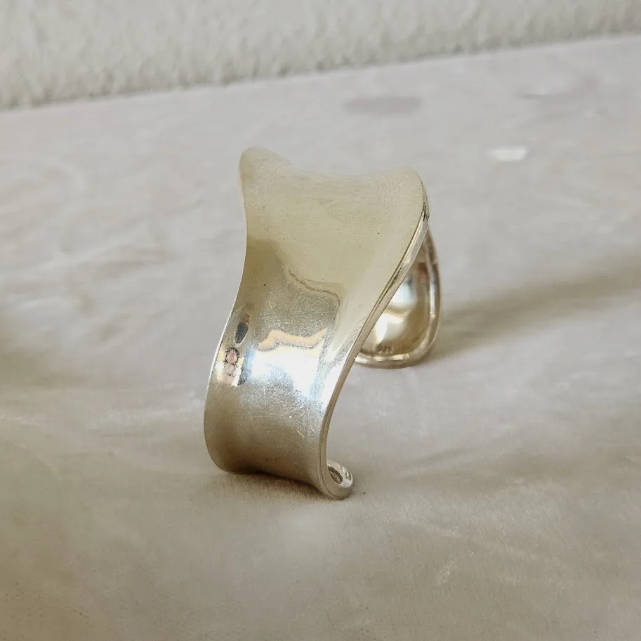 Silver Modernist Cuff Bracelet 4.jpg