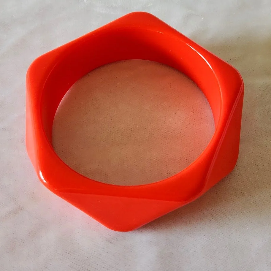 Plastic Deco Revival Red Bracelet 3.jpg