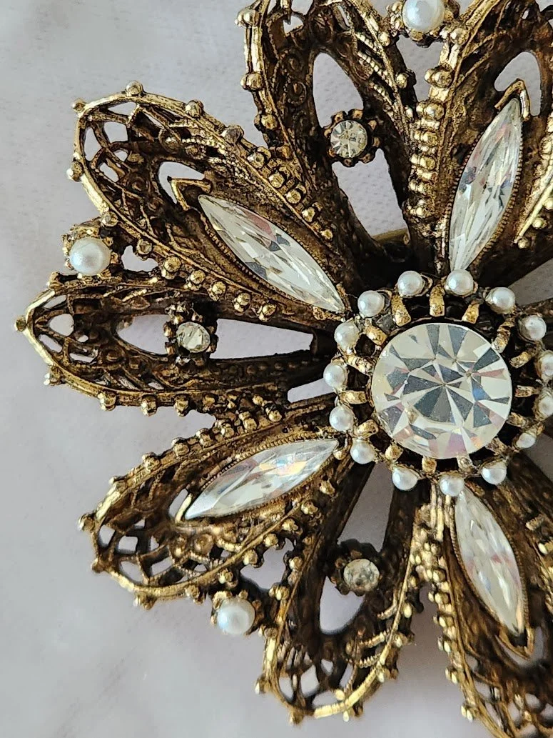 Big Antiqued Goldtone RS Brooch 6.jpg