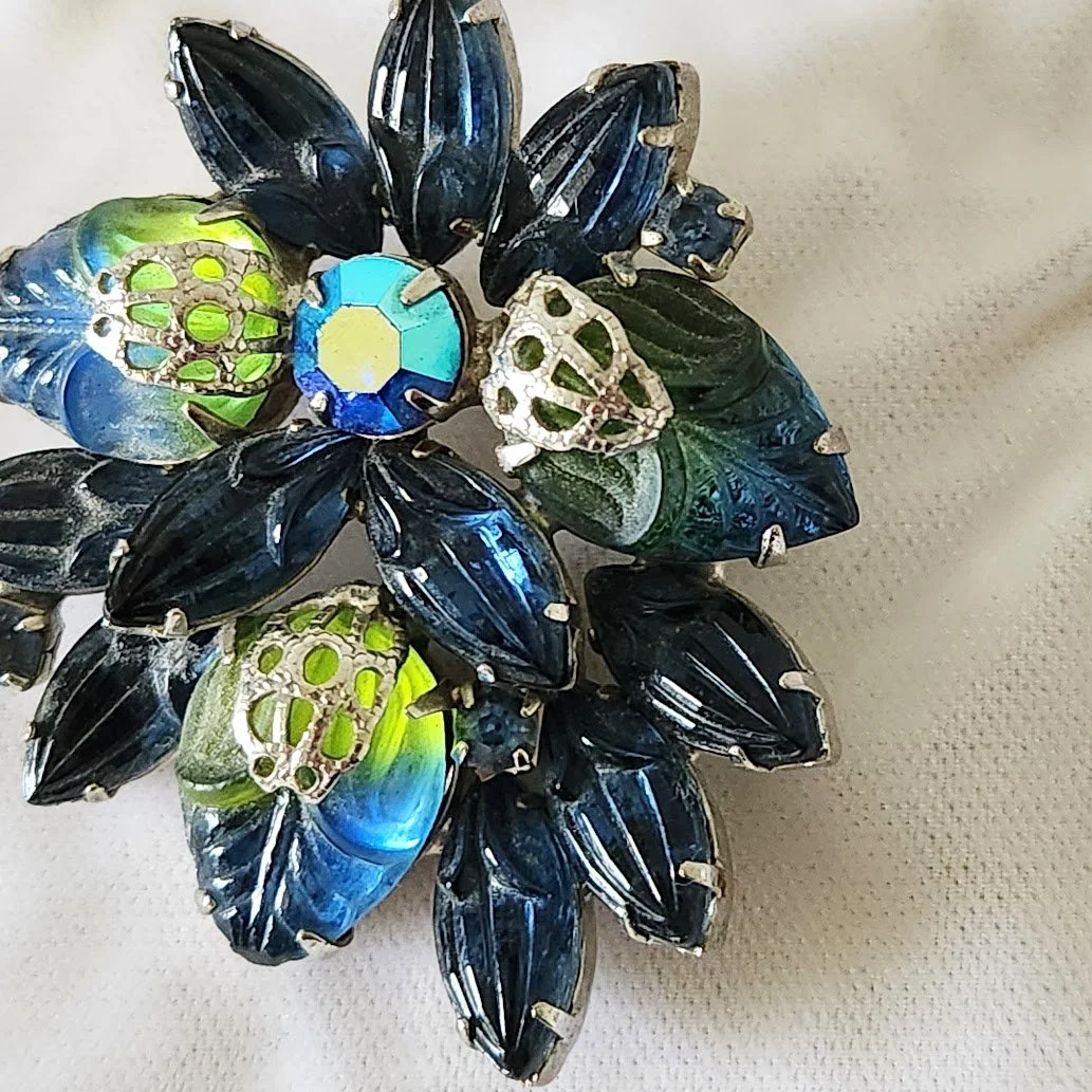 D&E Blue Fruit Salad Brooch 3.jpg