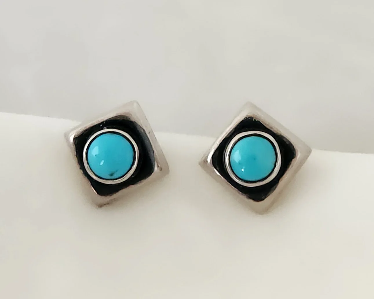 NA Square Turquoise Stud Earrings 2.jpg