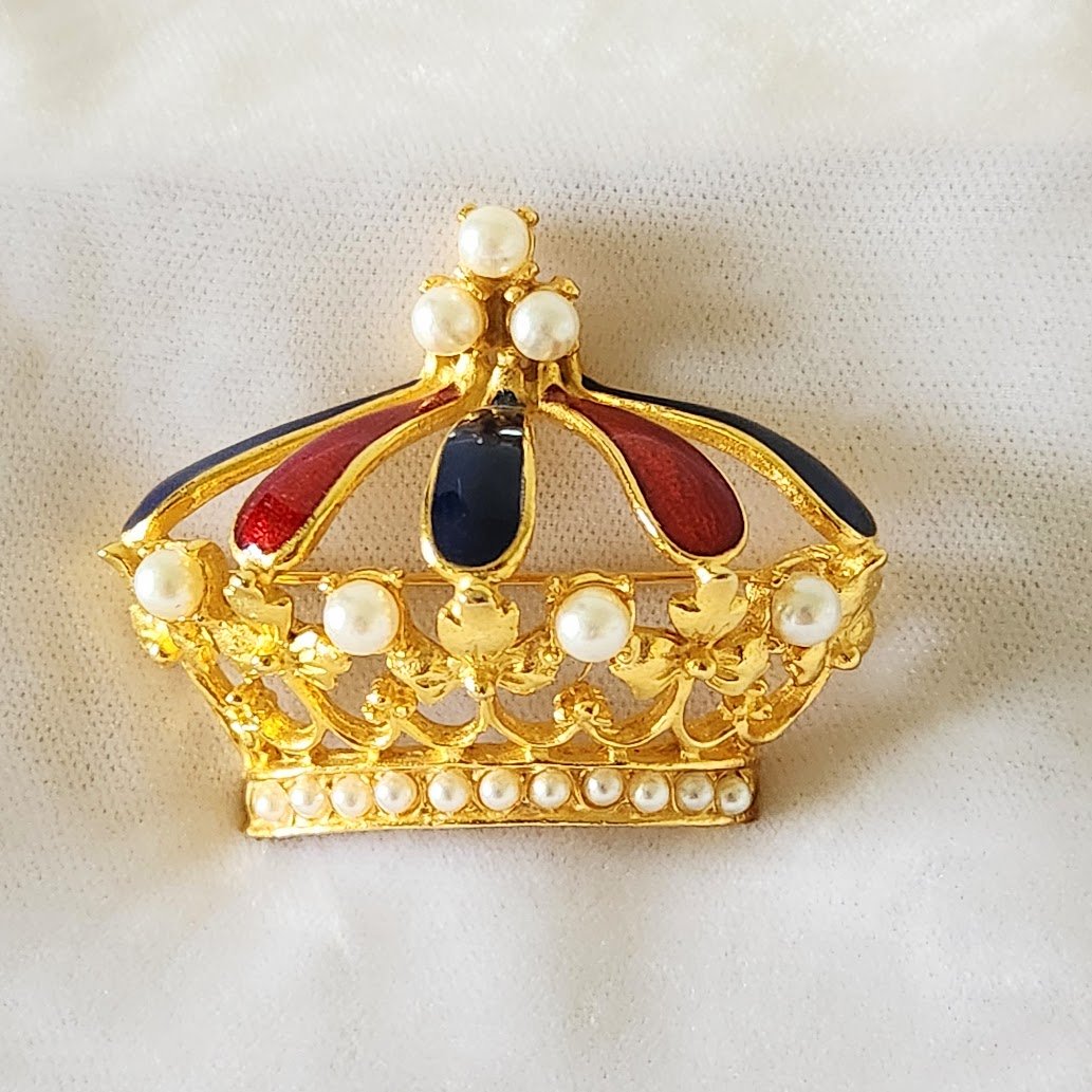 Enamel Crown Brooch 1.jpg