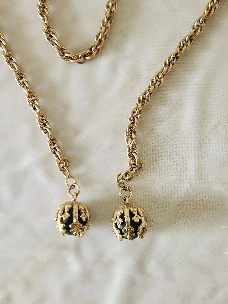 Black Ball Lariat Necklace 4.jpg