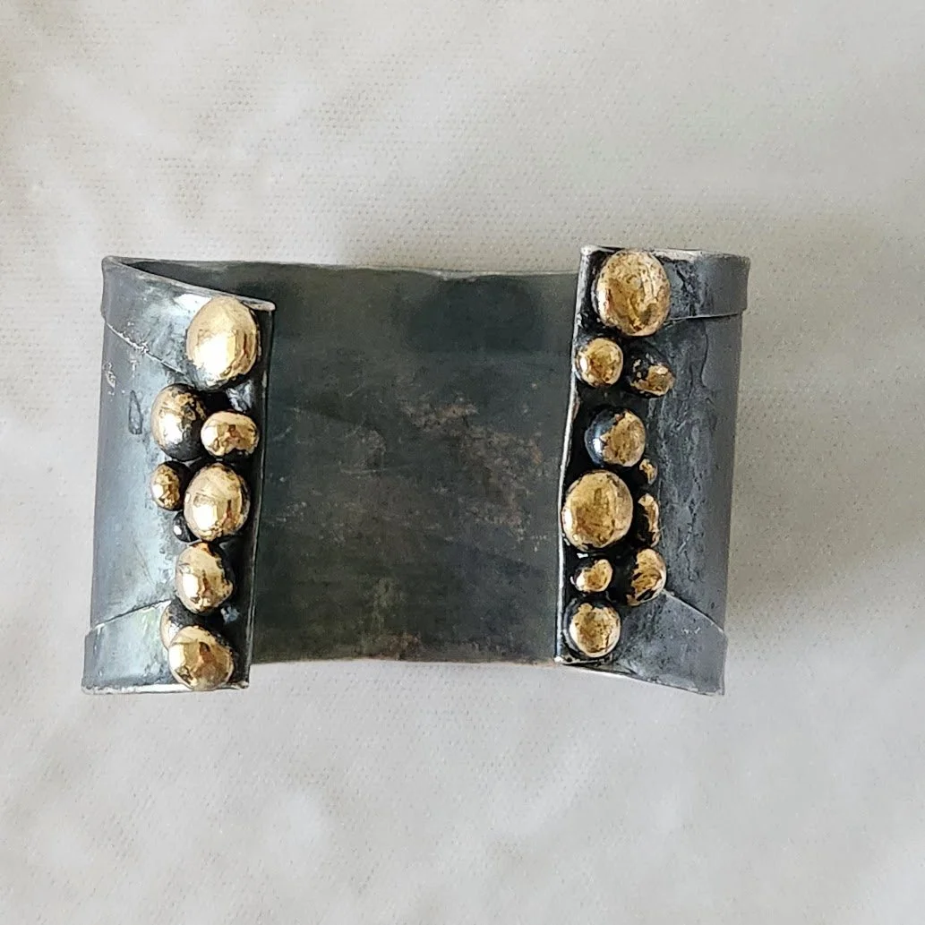 Patinated Artisan Cuff Bracelet 6.jpg