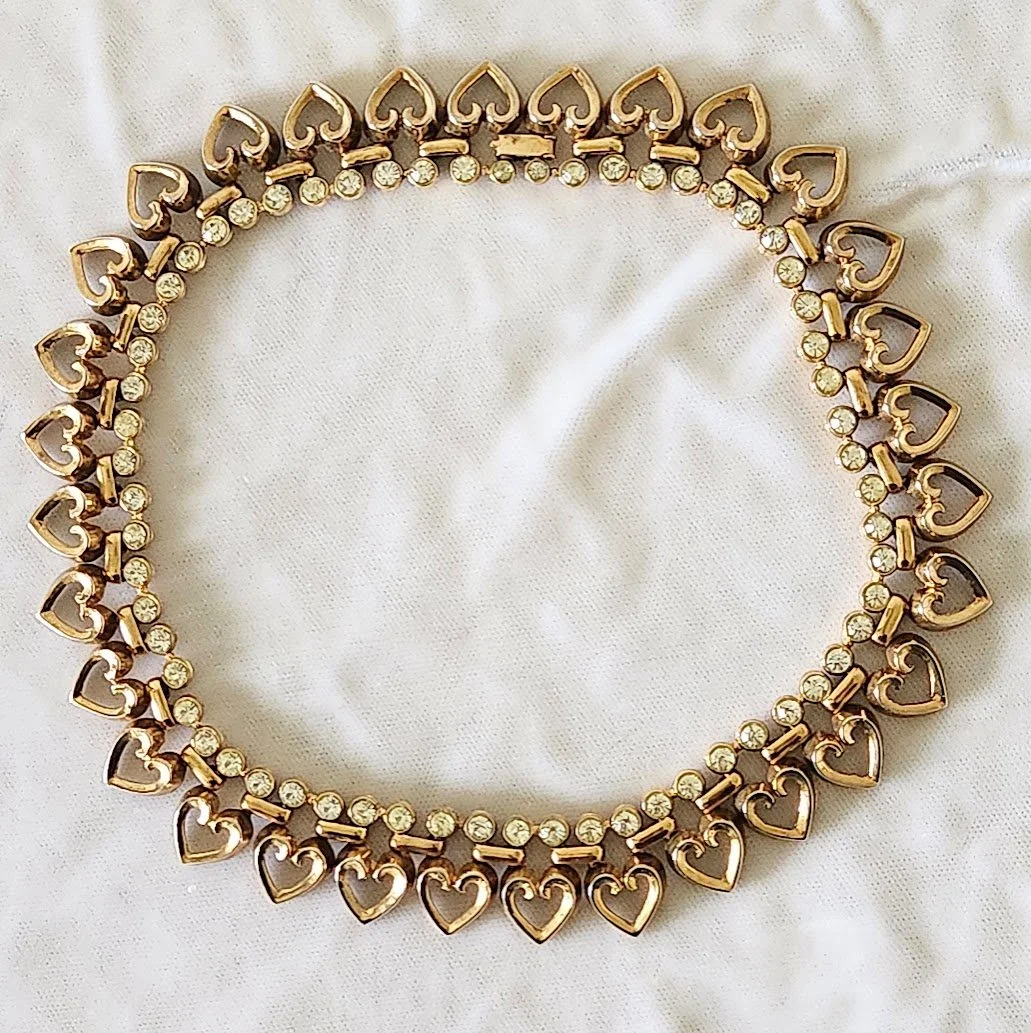 Trifari Hearts Choker Necklace 3.jpg