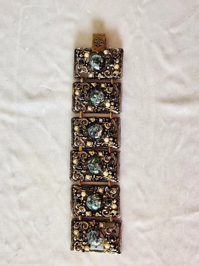 Wide Confetti Lucite Bracelet 2.jpg