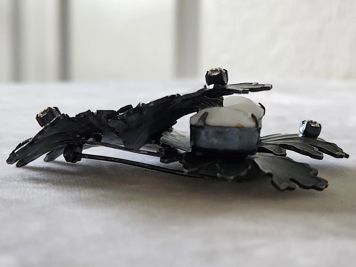 Hattie Carnegie Black Leaf Brooch 5.jpg