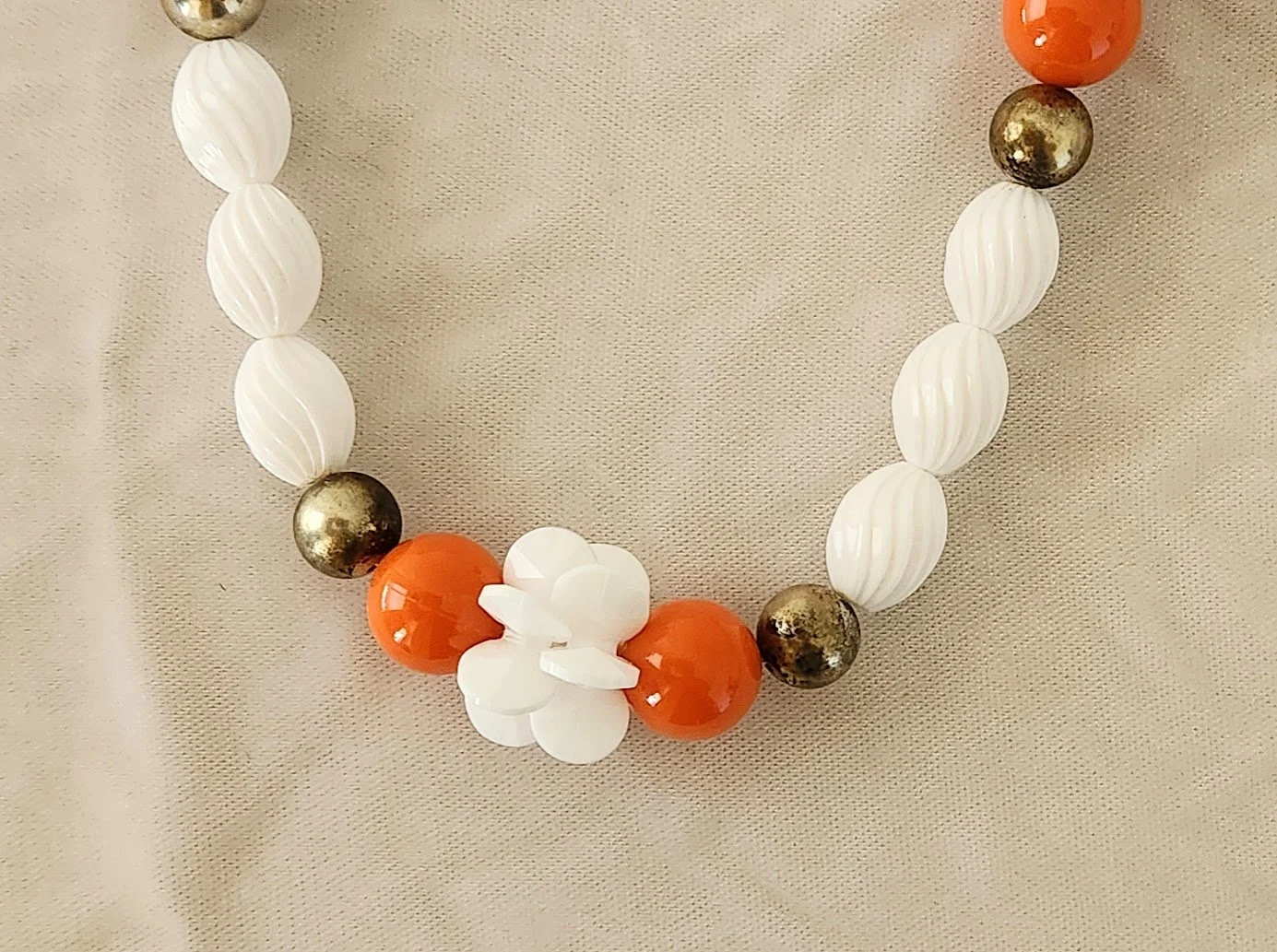Coral & White Plastic Necklace 2.jpg