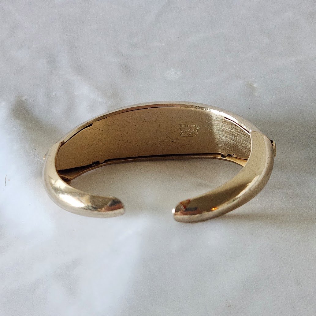 Coro Hinged Cuff w Rhinestones 5.jpg