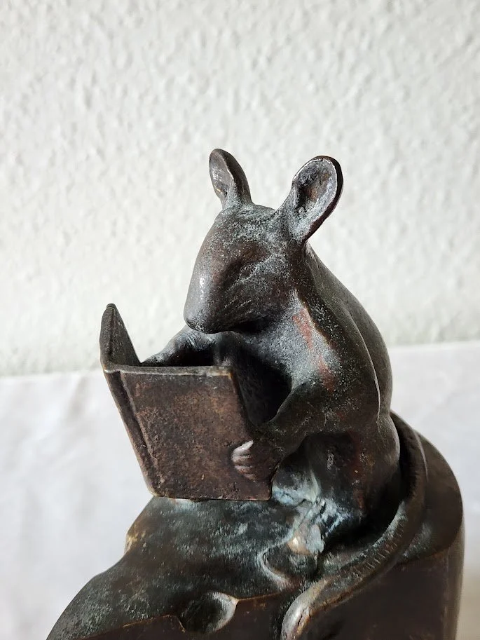 Bronze Mouse Cheese Bookends 17.jpg