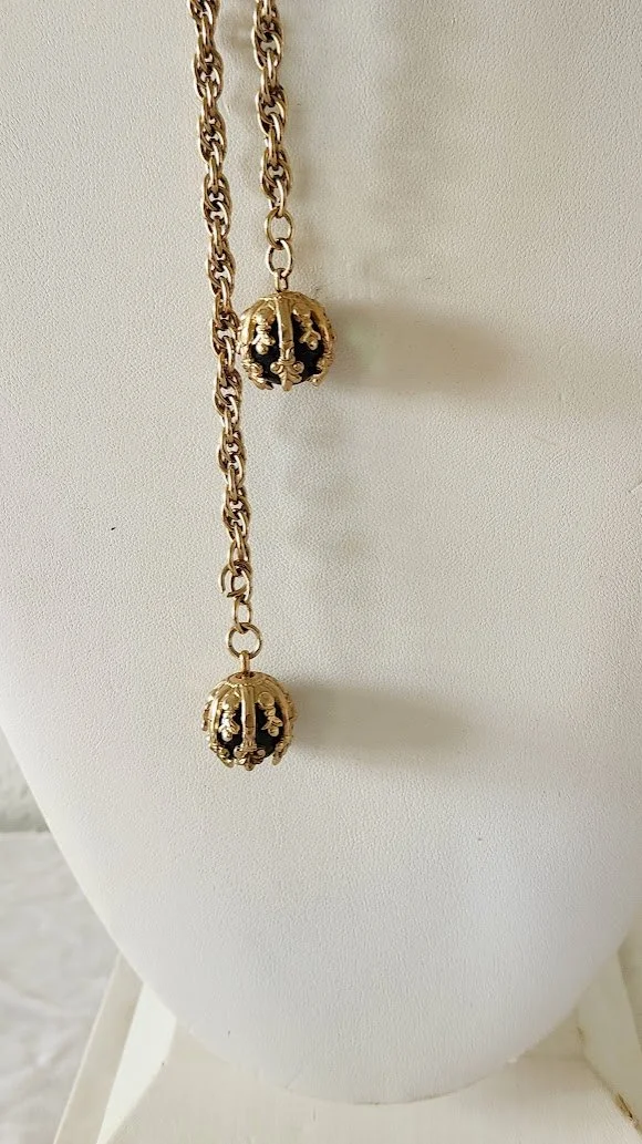 Black Ball Lariat Necklace 2.jpg