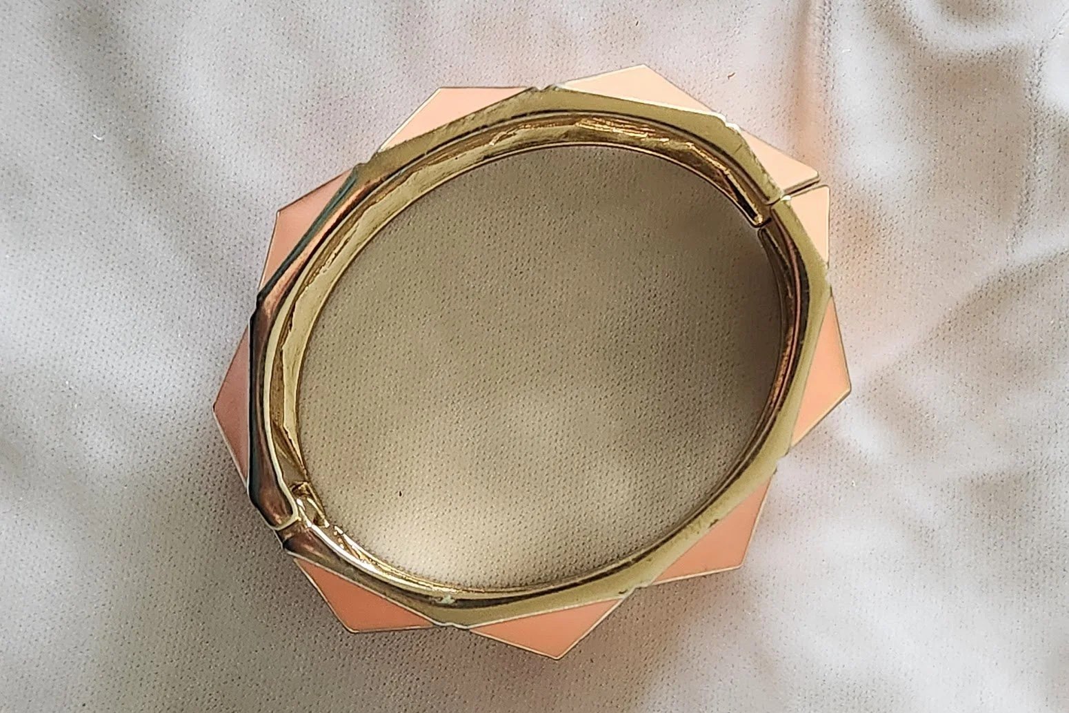 Peach enamel bracelet 2.jpg