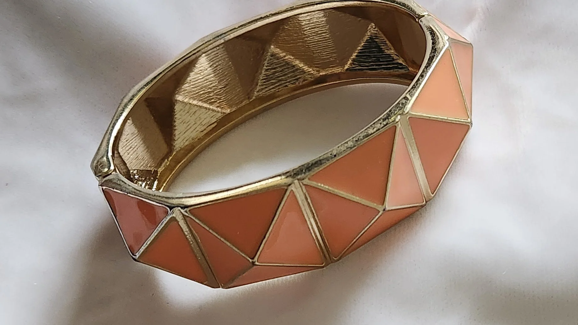 Peach enamel bracelet 3.jpg