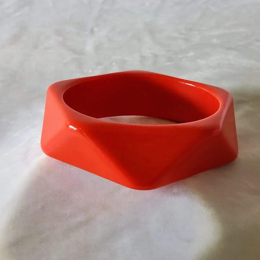 Plastic Deco Revival Red Bracelet 1.jpg