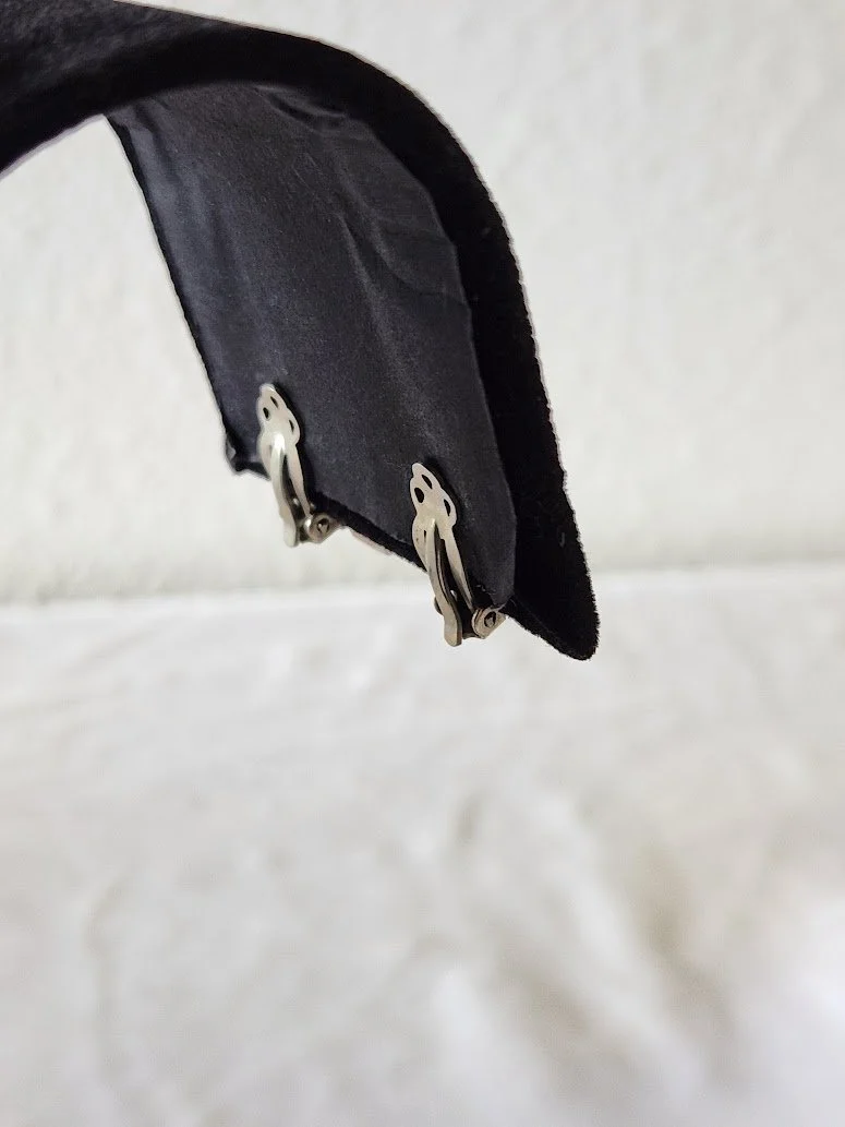 Modernist Rosewood Silver Earrings 3.jpg