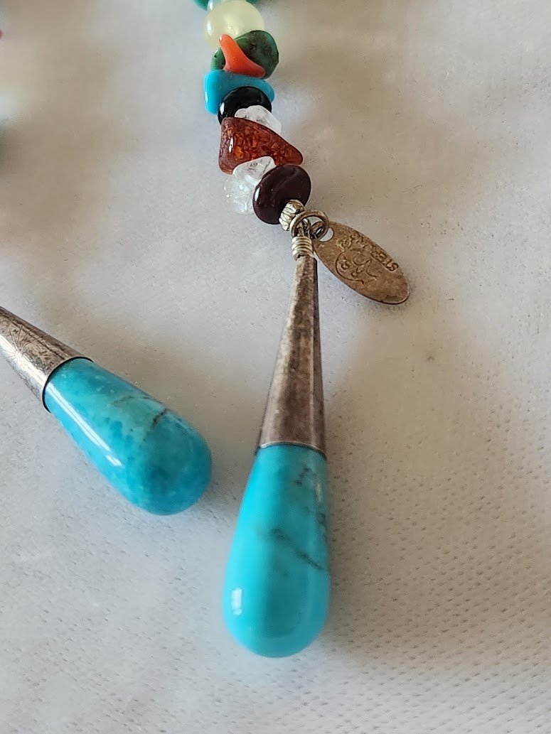 Running Bear Gemstone Necklace 6.jpg