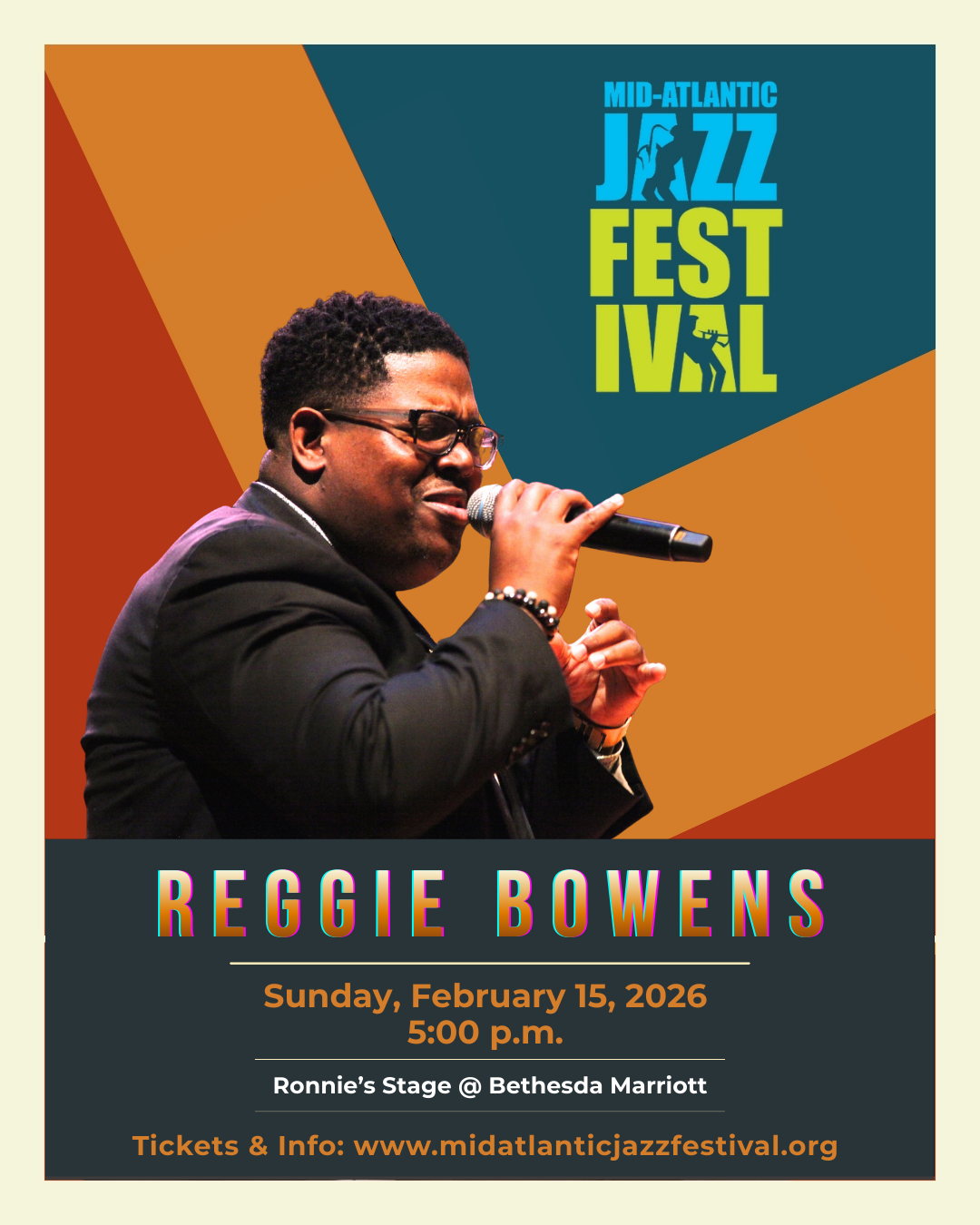 Reggie Bowens @ Mid-Atlantic Jazz Festival