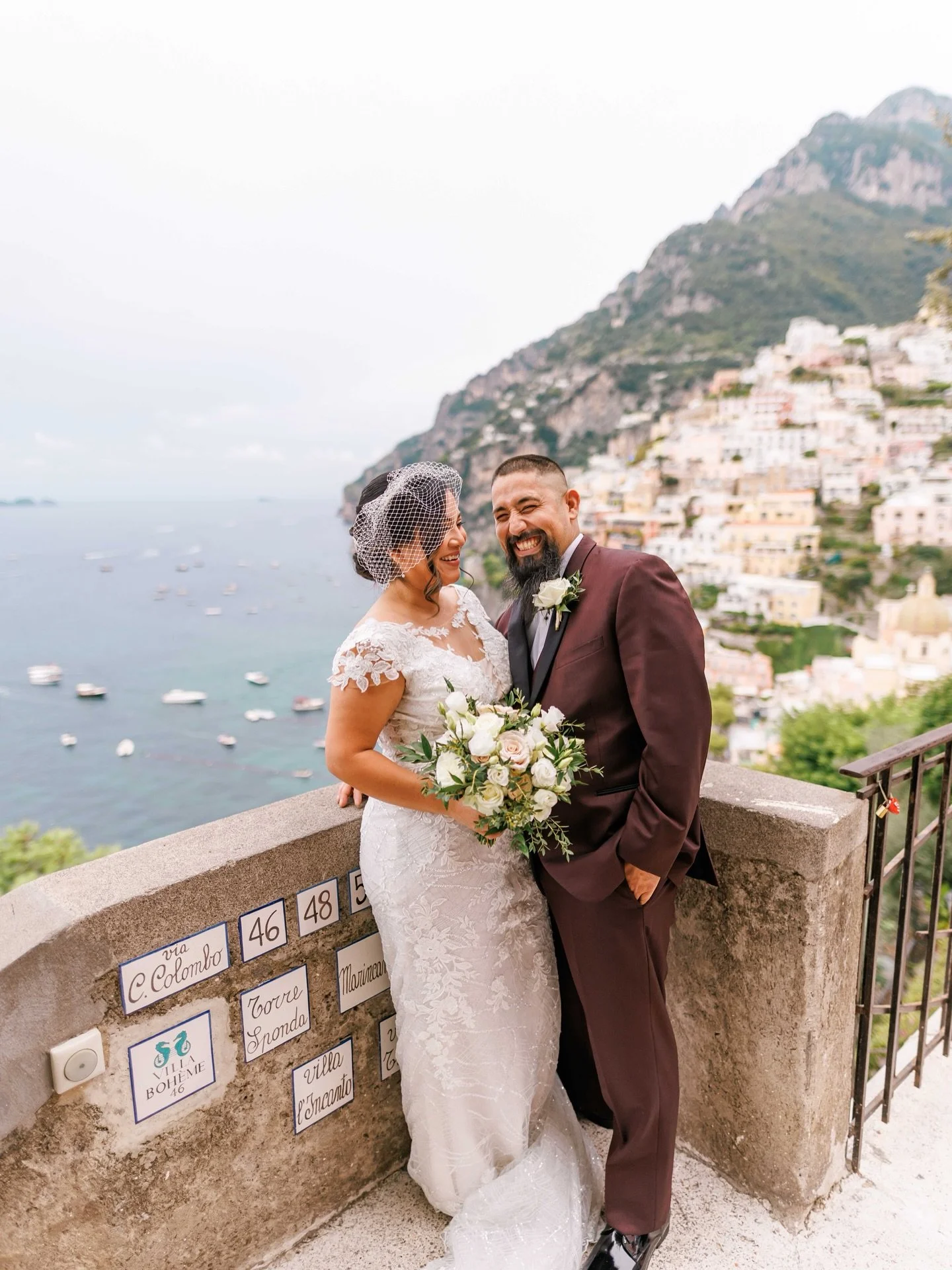 The Hotel Marincanto - a cool breeze wafts up from the turquoise sea, a string duo is playing, your eyes briefly close as you take in the distant sound of gentle waves against the stone beach, and the sensorial peace of the Amalfi coast washes over y