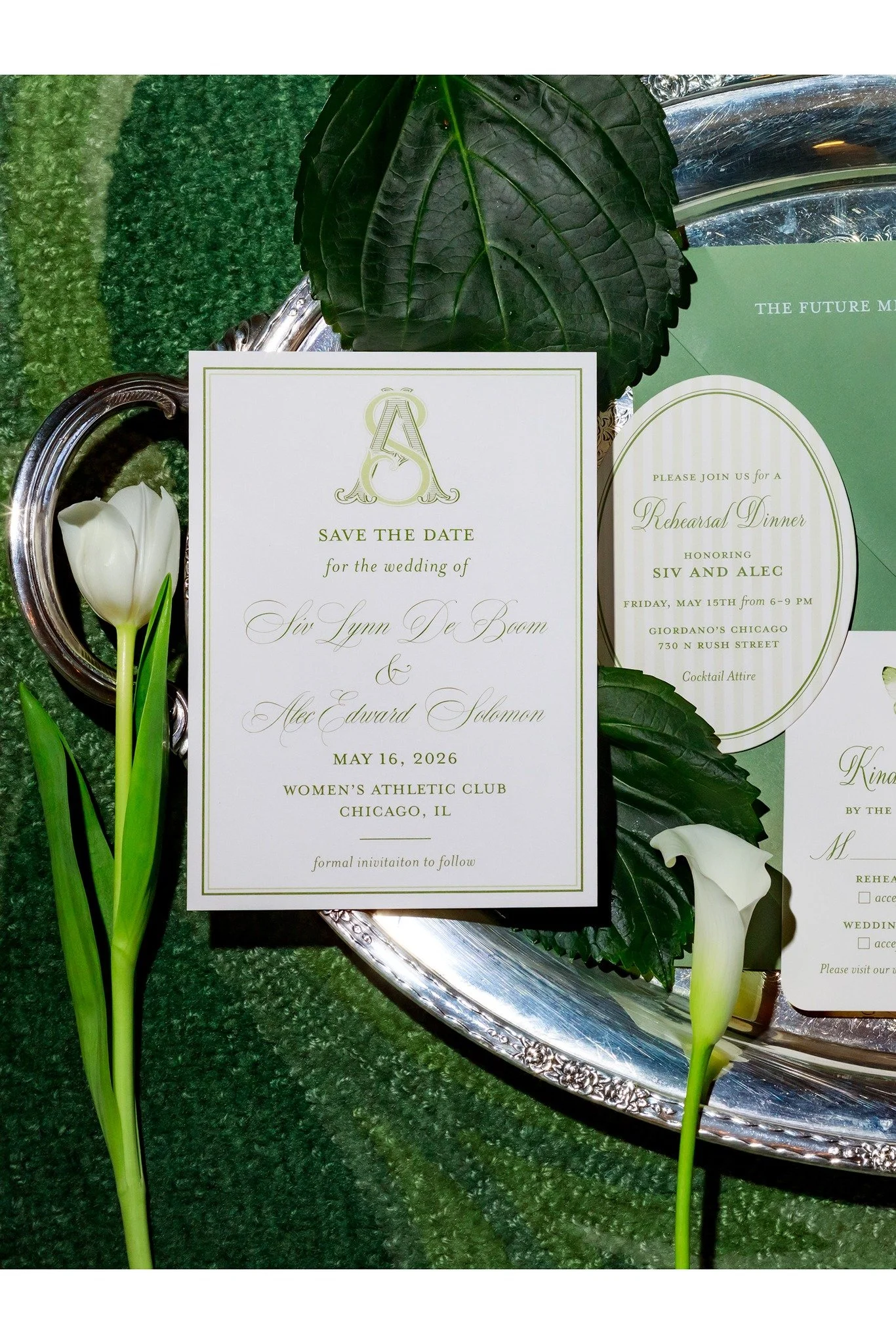 Details, part II. From Siv &amp; Alec's wedding.

Couple: @sivlynn and @alecsolomon2
Photo: @tuanbco
Venue: Woman's Athletic Club
Coordinator: @ncmeventsco
Floral: @oliverdogwood
Design: @aposhproduction
DJ: @greenlinetalent
Hair &amp; Makeup: @rareb