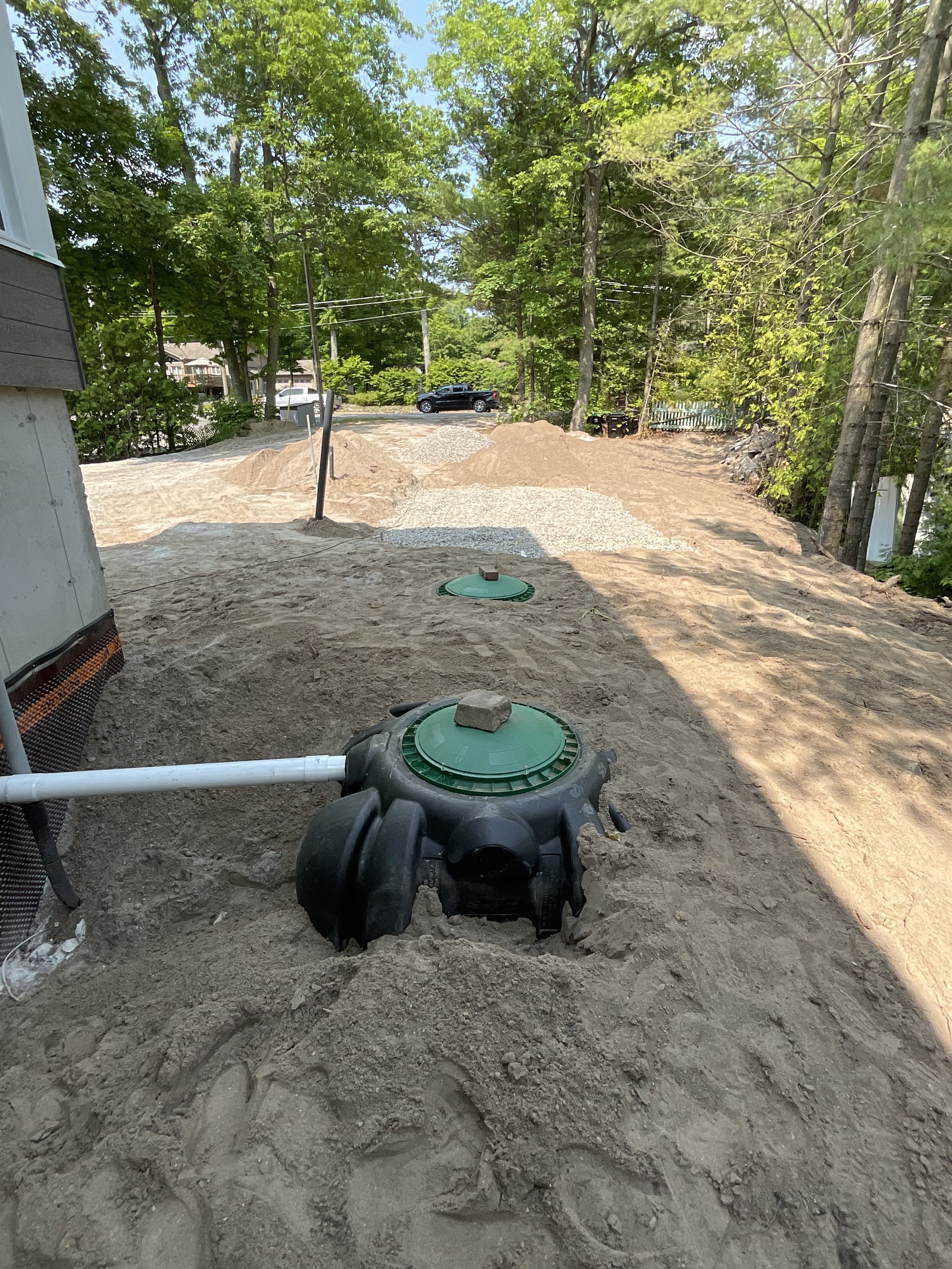 Septic Tank and In-Ground Filter Bed