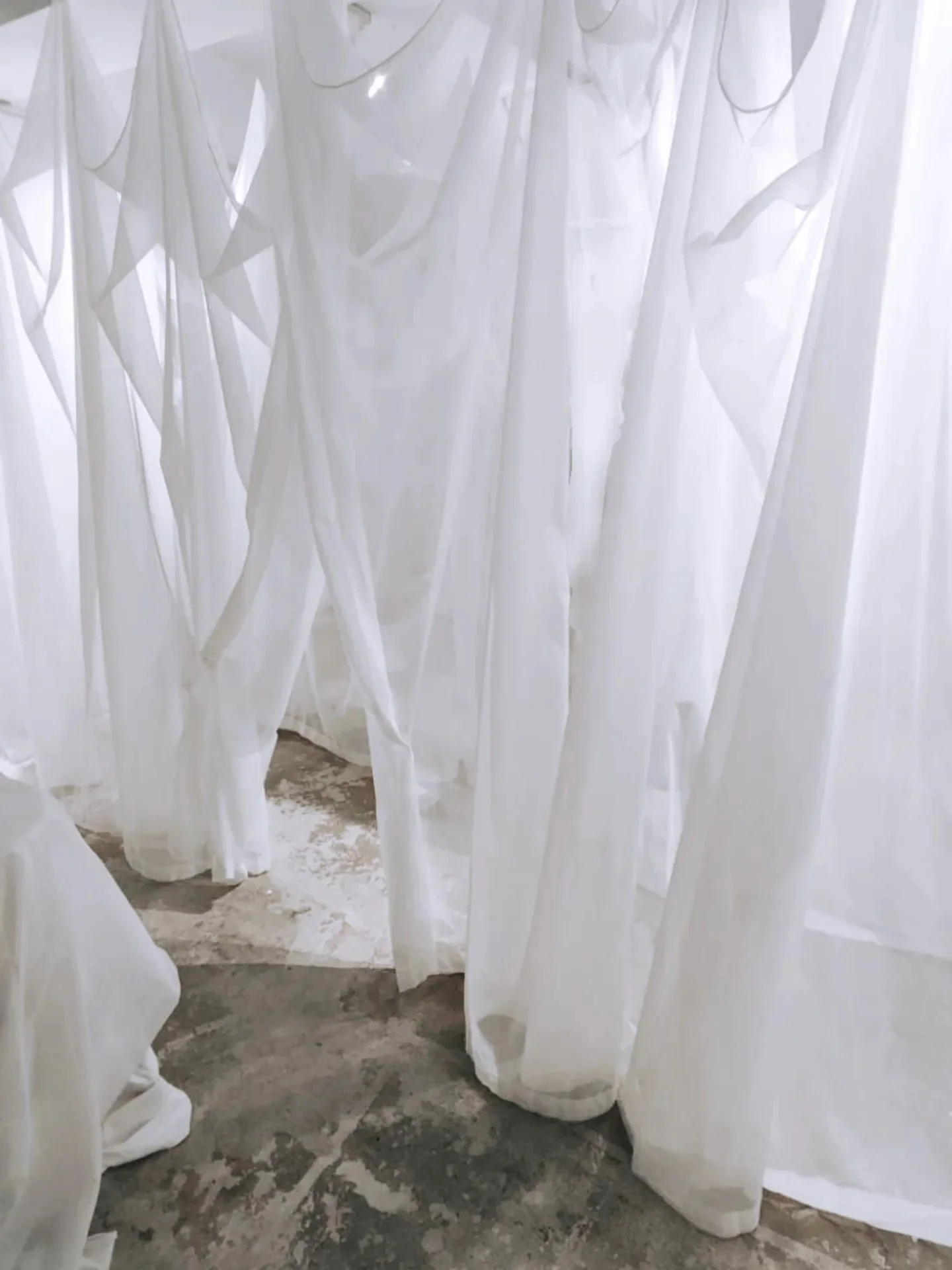scented curtains as part of an exhibition