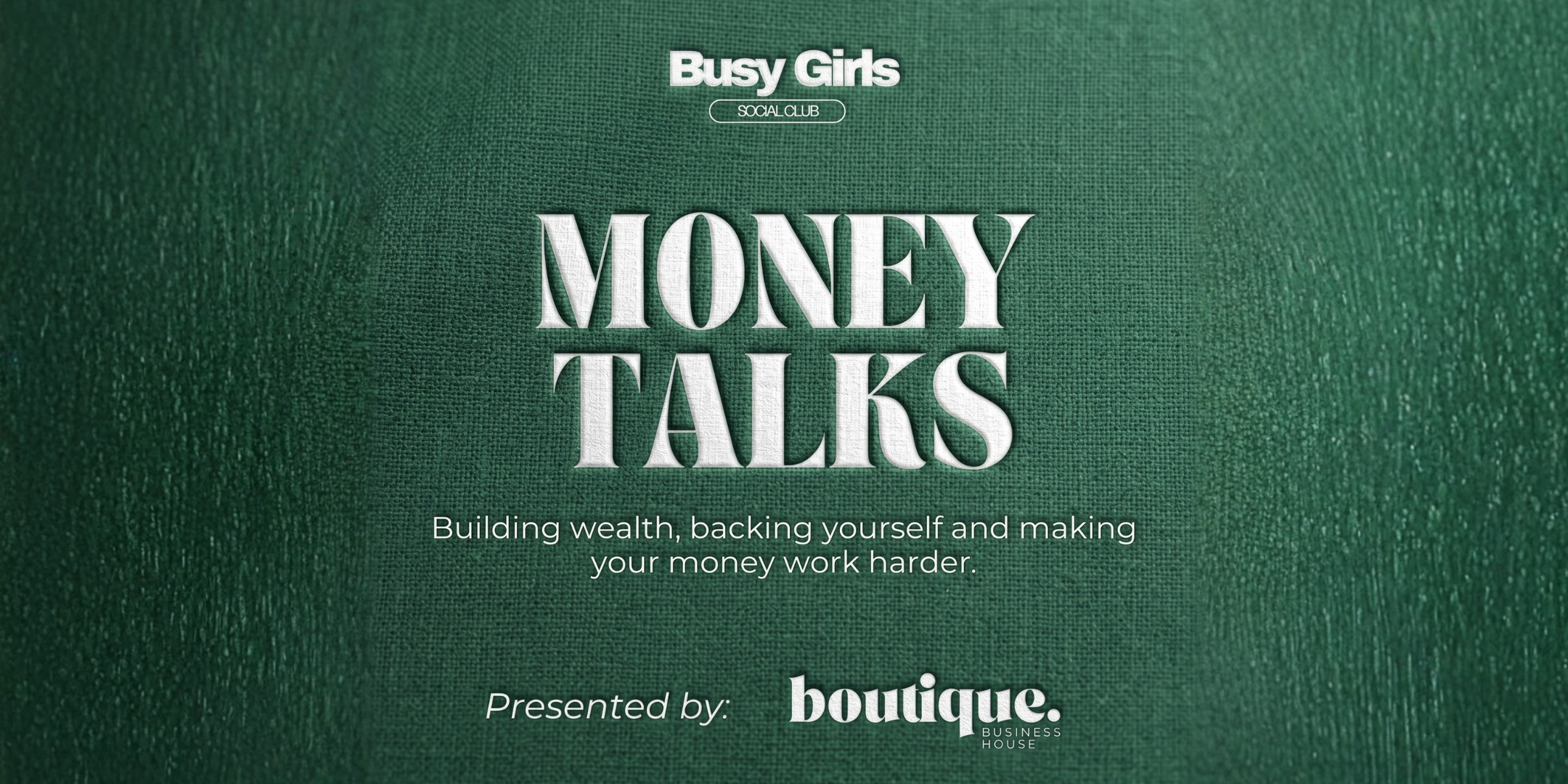 MEMBERS-ONLY EVENT: Money Talks