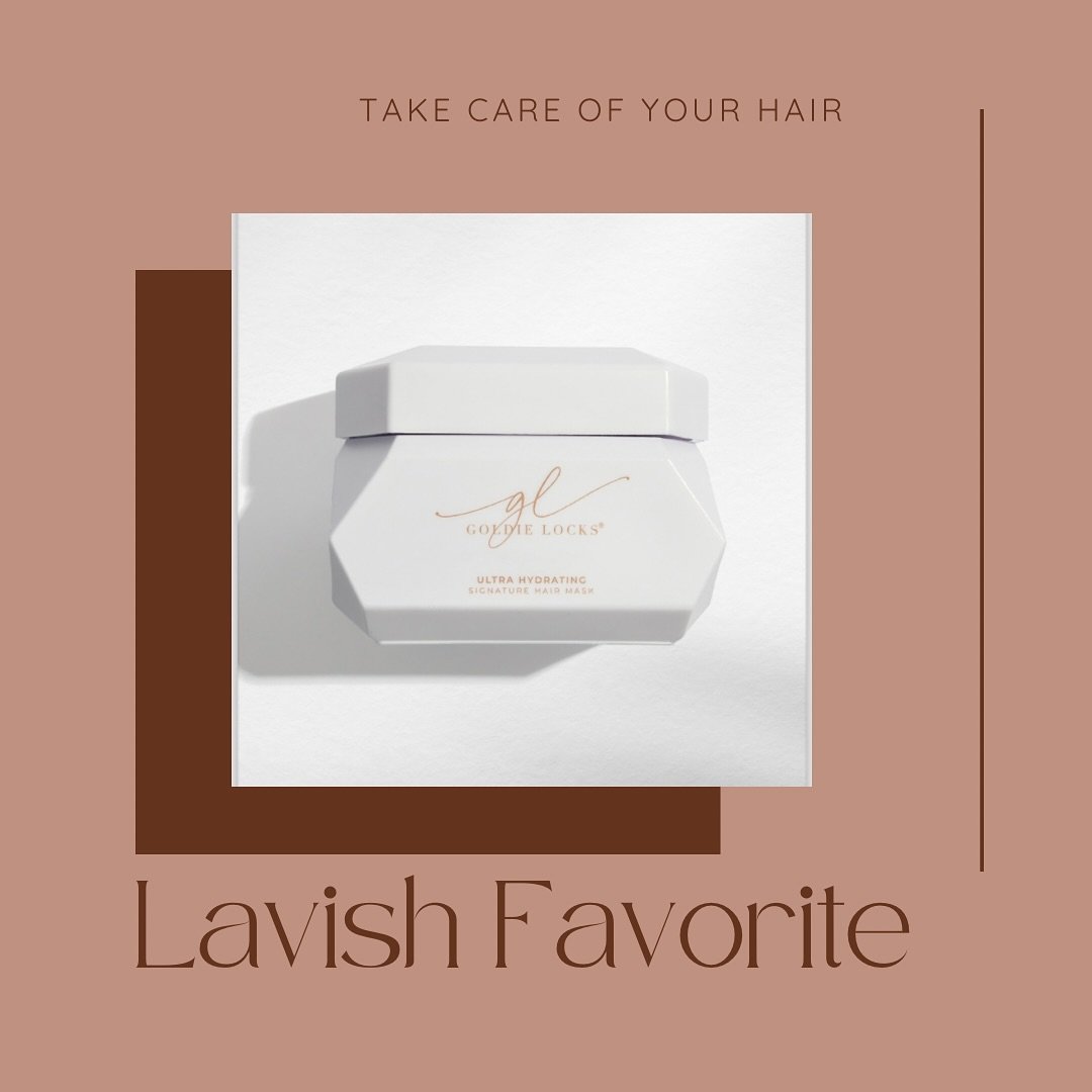 Hydration at its finest!✨
&bull;
&bull;
The Ultra Hydrating Signature Hair Mask by @getgoldielocks is a Lavish Looks favorite for a reason! This mask delivers intense moisture, restores shine, and leaves hair feeling silky smooth without weighing it 