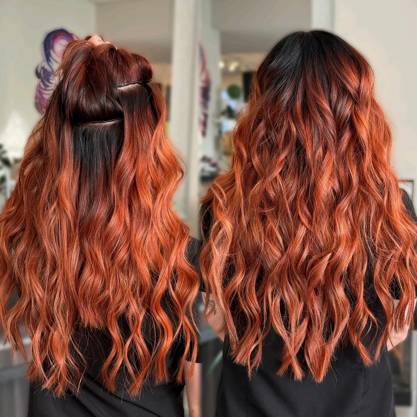 This transformation&hellip;  It&rsquo;s more than Hair Extensions, it&rsquo;s Confidence , Beauty, and Self Love. What I like to make happen for all the ladies, but especially this one, my Beautiful Daughter @aesthetics.bymadison who I just love watc