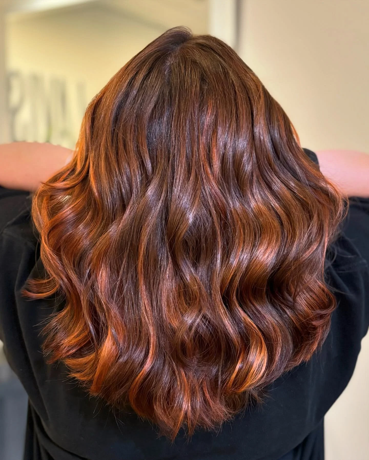 From grown-out to glowing! 🔥 Took those grown-out locks and turned them into these shiny copper curls. Obsessed! 😍 #HairTransformation #CopperCurls #lehihair #utahcountyhair #utahhair #lehiutahhair