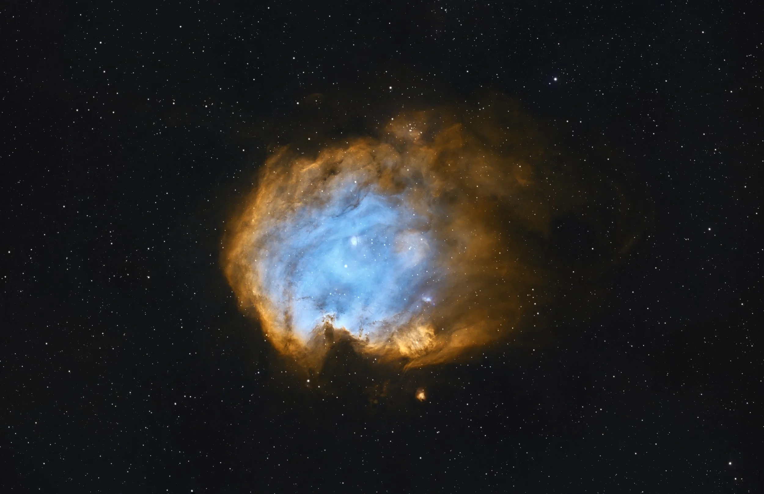 NGC 2174: La Nebulosa de la Cabeza de Mono capturada desde el Cielo de Guatemala