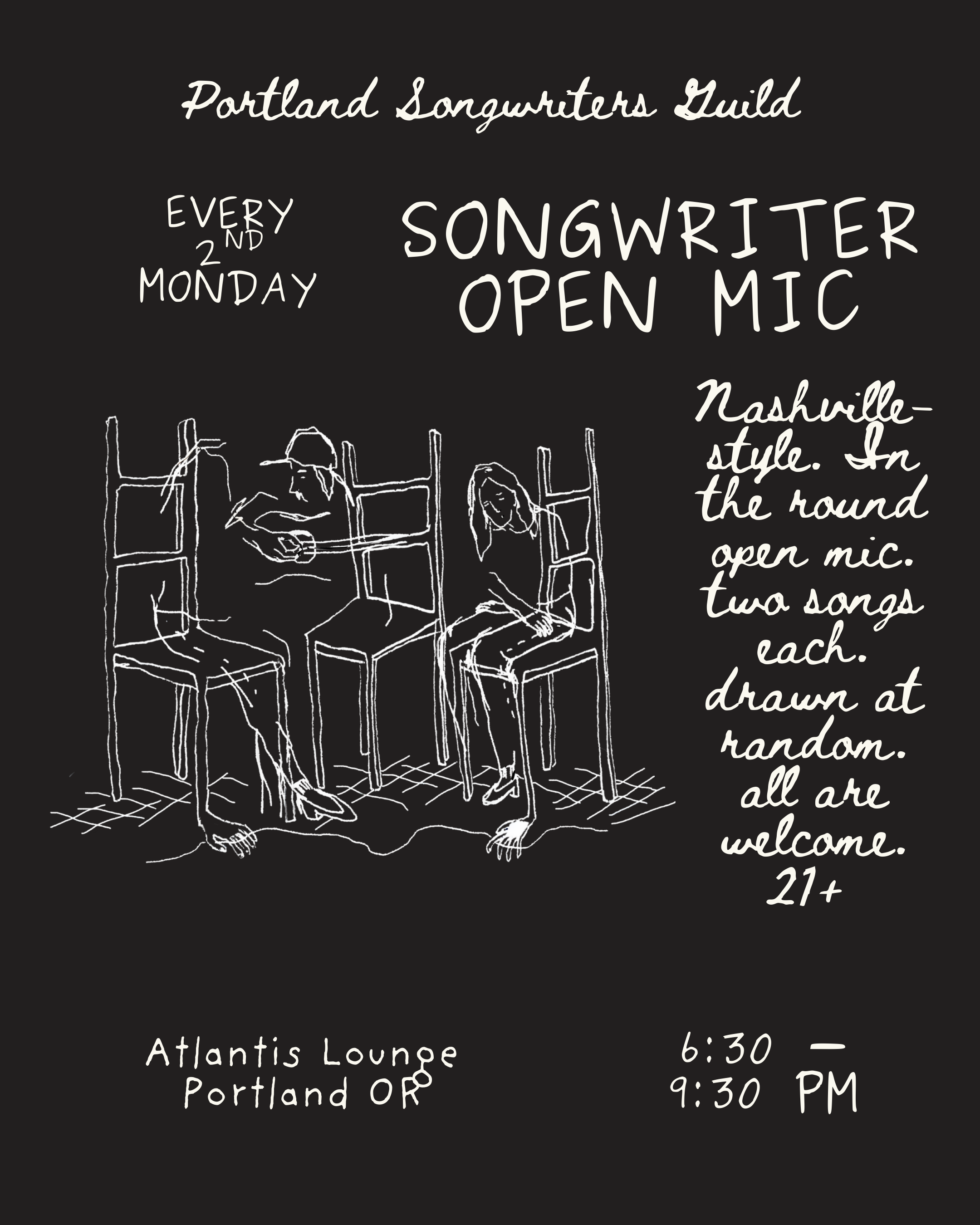 October Open Mic: Atlantis Lounge