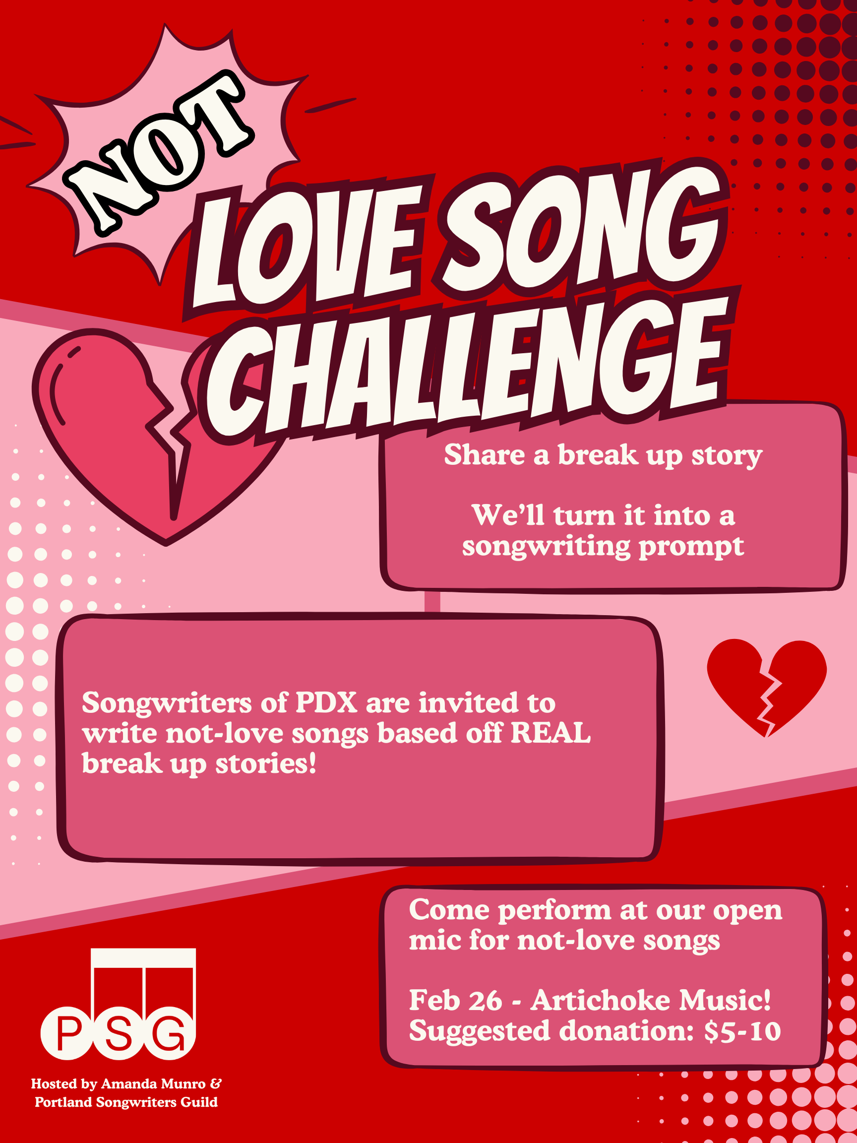 The Not-Love Song Challenge