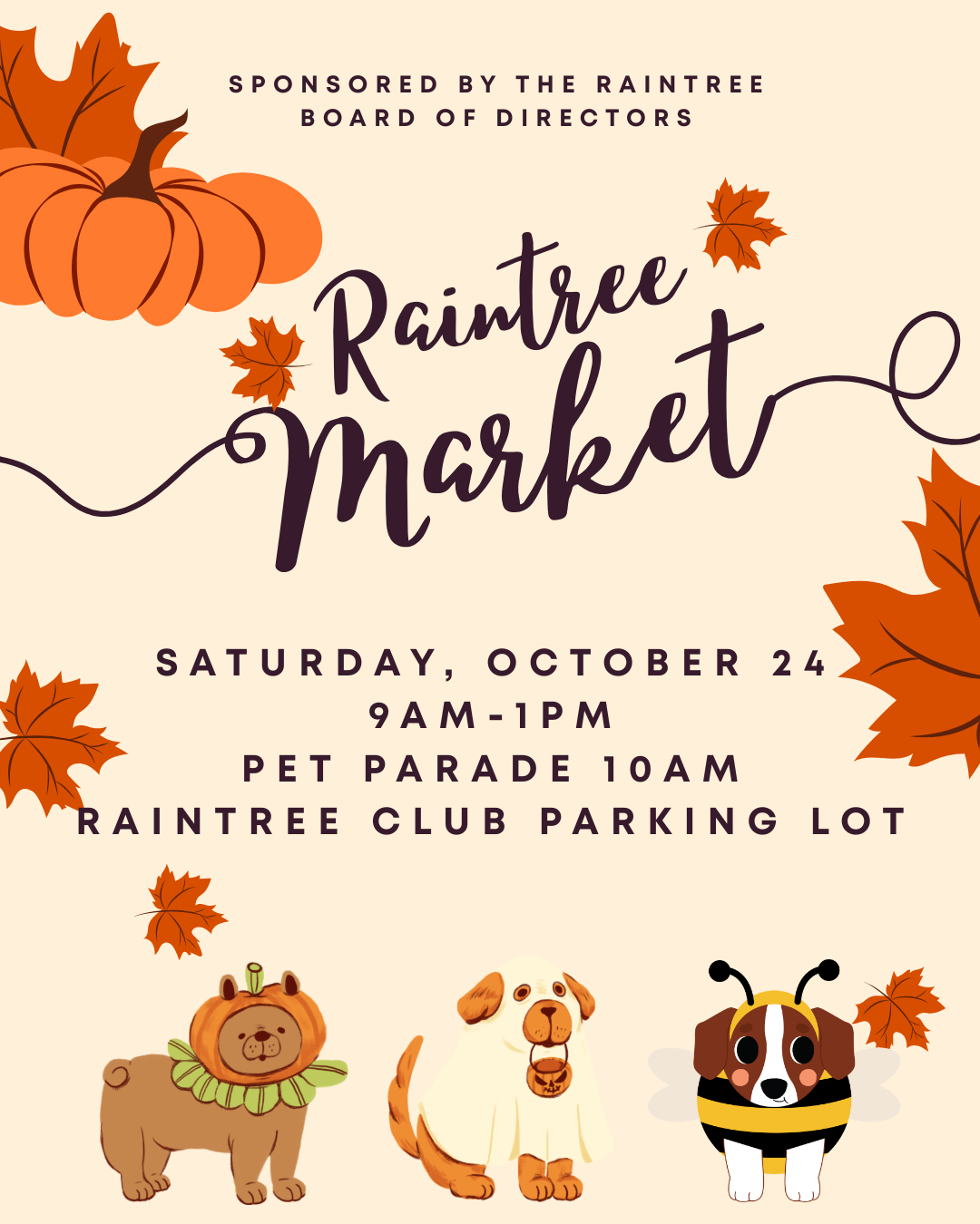 Raintree Market & Pet Parade